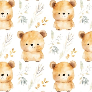 Cute Teddy Bear Pattern