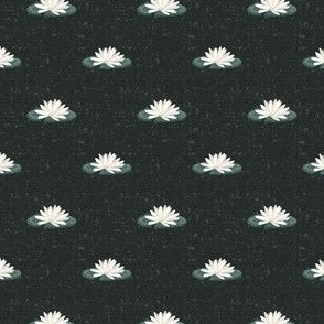 Little Lilypad Polka Dots - Lake Life Collection (Midnight) (Tiny / Micro)