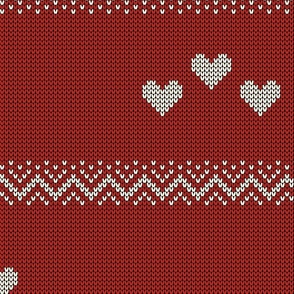 (M) Valentines Knit Jumper Size M 