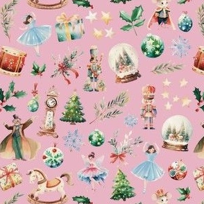 Micro Scale Christmas Tale Pink