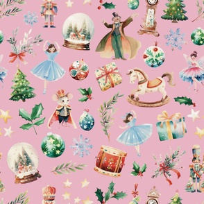 Large Scale Christmas Tale Pink