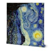 Van Gogh Starry Night Seamless Repeat