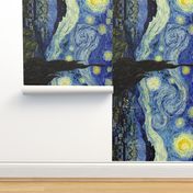 Van Gogh Starry Night Seamless Repeat