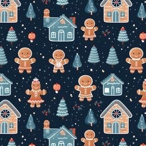 Gingerbread Men & Houses - small