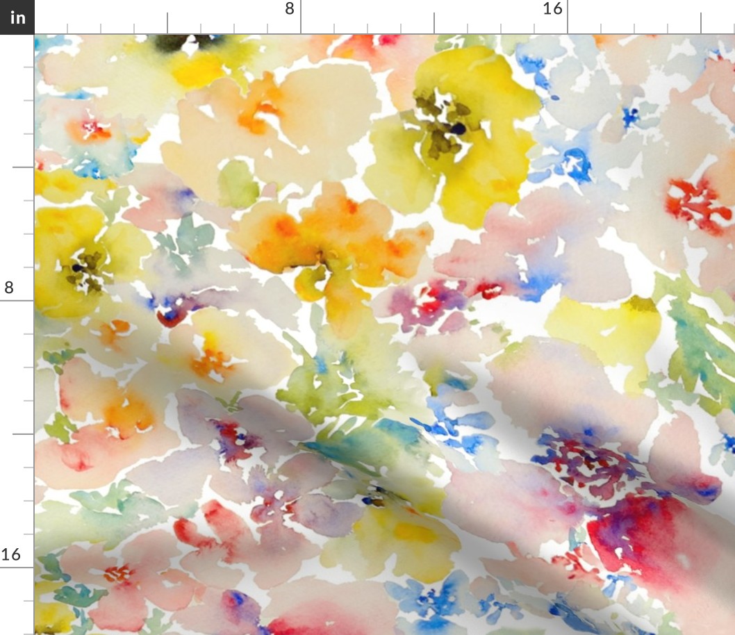 Watercolor Flowers, Spring 2013 Collection, No.1