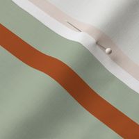 Thick Lines and Thin Stripes: Pastel Green Wide and light pink Narrow in Visual Harmony
