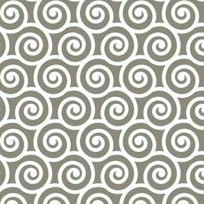 Bold Swirls on Ben Moore Antique Pewter 2024: Extra Small