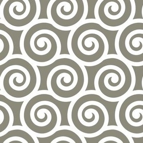 Bold Swirls on Ben Moore Antique Pewter 2024: Small