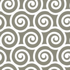 Bold Swirls on Ben Moore Antique Pewter 2024: Medium