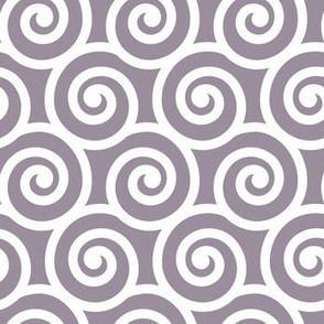 Bold Swirls on Ben Moore Hazy Lilac 2024: Small