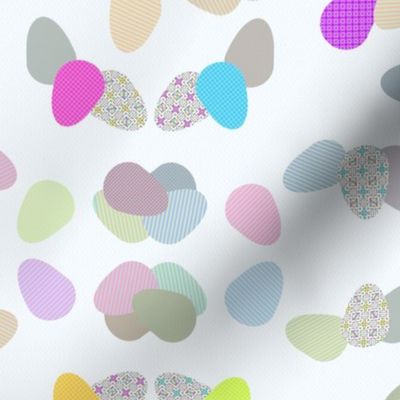 (L) Multicolor Easter Eggers Fun Easter Design