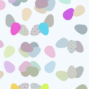 (XXL) Multicolored Easter Egg Pattern