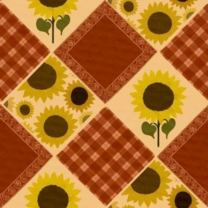 Sunflower Bandana - Warm Tan