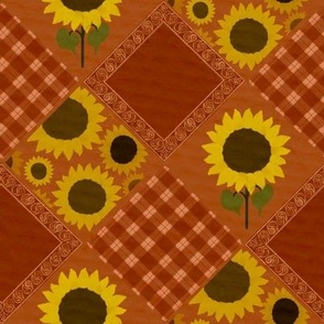 Sunflower Bandana - Pumpkin