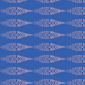 Art Nouveau Spaced Dots Navy