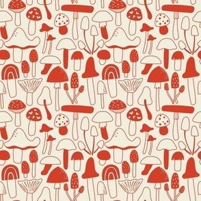 Mushroom Town - Red