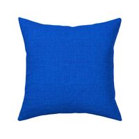Faux woven textured burlap hessian solid in Bright blue, dark azure