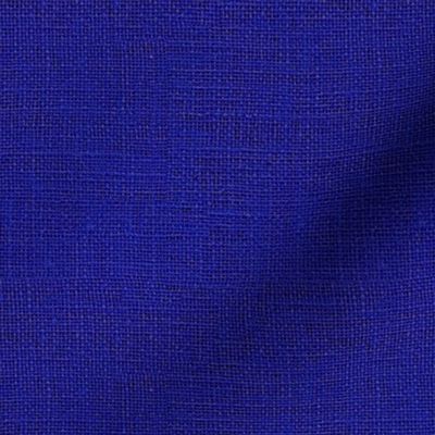 Faux woven textured burlap hessian solid in navy blue, dark blue, indigo 