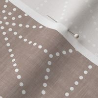 Shibori Stars - Taupe