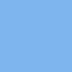 Plain BLUE solid color block wallpaper || 7db6ed
