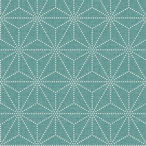 Shibori Stars - Aqua