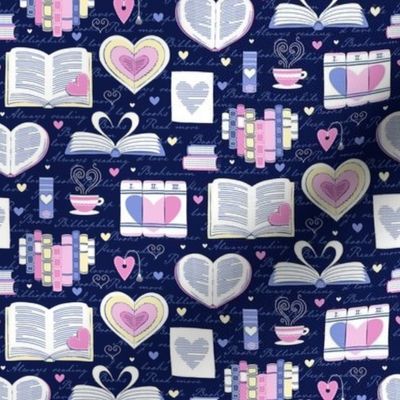 Tiny /  Book Lover Valentine Hearts
