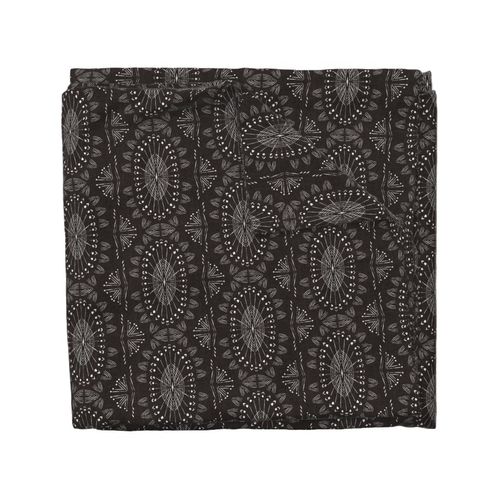 Willa Boho Western MCM Midnight black and white starburst LARGE SCALE