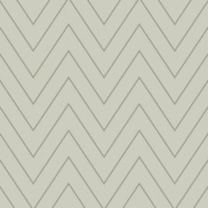 Simple Chevron in Muted Sage Green on Light Gray Sage (BR014_07)