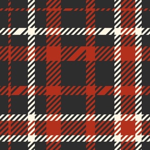 Tartan Plaid-Red Black