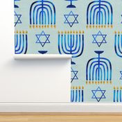 hanukkah - menorah stars