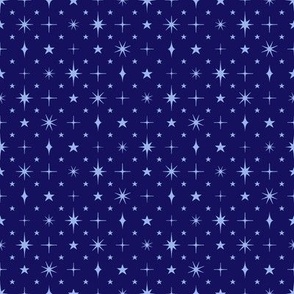 S – Navy Blue Stars Estrella Blender - Midnight Blue Twinkle Sky