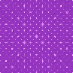 S - Purple Stars Estrella Blender – Bright Electric Violet Twinkle Sky
