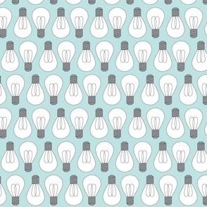 Light Bulbs Idea Factory White- Medium Print
