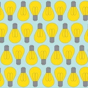 Light Bulbs Idea Factory Yellow- Large Print