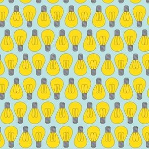 Light Bulbs Idea Factory Yellow- Medium Print