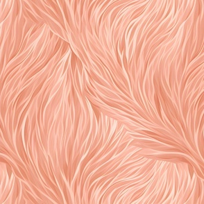 Peach Pink Doodle Lines 
