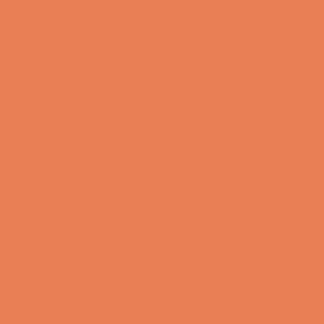 Deep Orange Solid Color for Fabric Wallpaper and Home Decor 