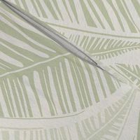 Serene Palm Leaves  with Texture,  large scale
