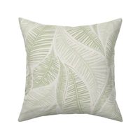 Serene Palm Leaves  with Texture, small scale