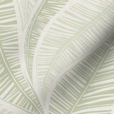 Serene Palm Leaves  with Texture, small scale