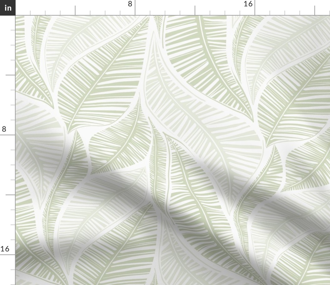 Serene Palm Leaves, small scale