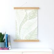Serene Palm Leaves,  large scale