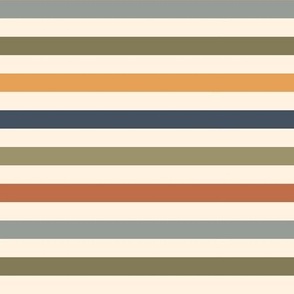 bold vintage stripes on light medium