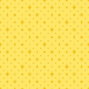 S - Pastel Yellow Stars Blender – Light Bumblebee Sunshine Twinkle Sky