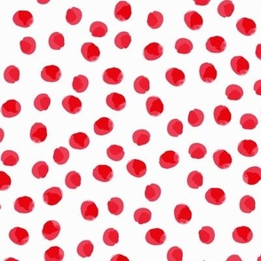 Holly Berry Dot Pattern