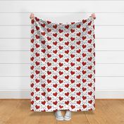 Cats and Hearts- Valentines Day- Large