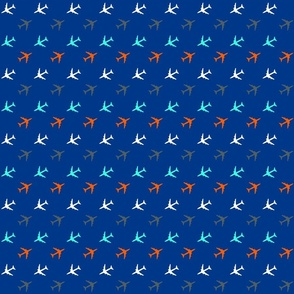 Airplane in Blue