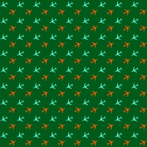 Airplane in Green
