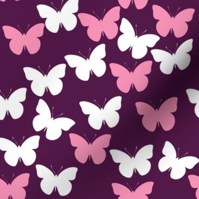 Butterflies in Purple