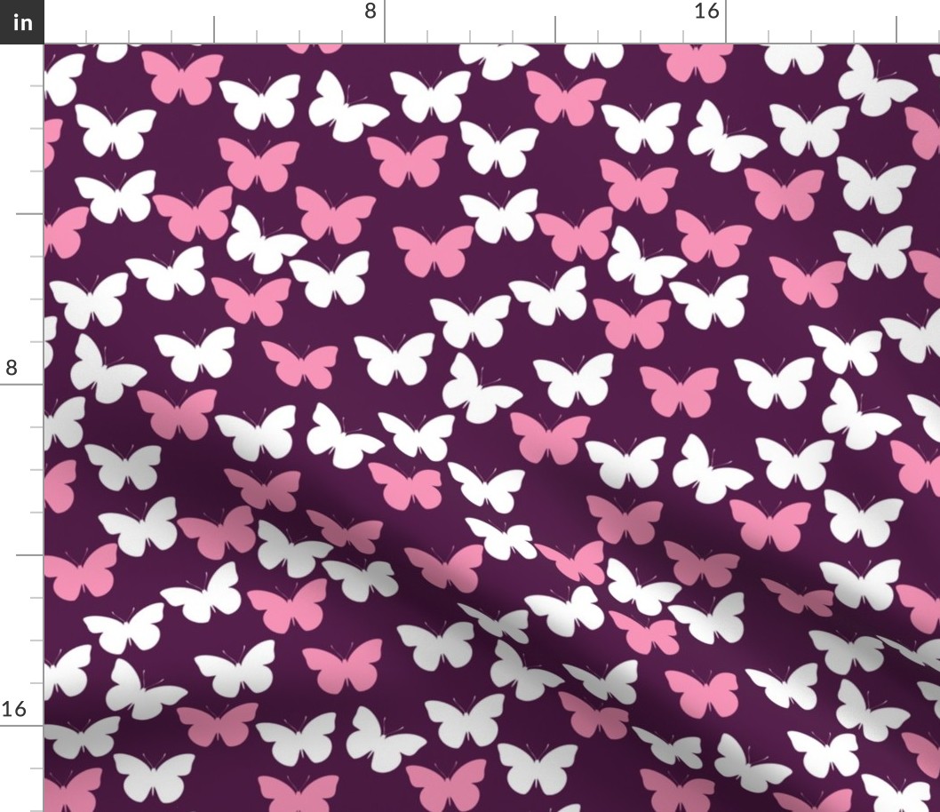 Butterflies in Purple
